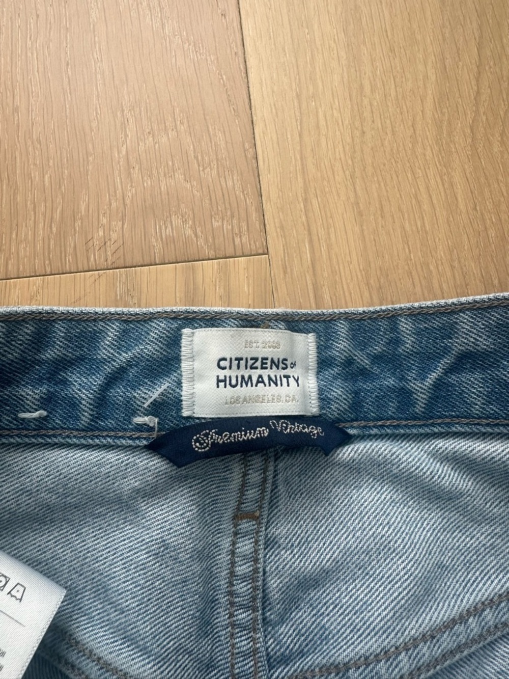 Citizens Of Humanity Zurie Jeans Straight Leg Light Wash High Rise Size 27 - Picture 14 of 16